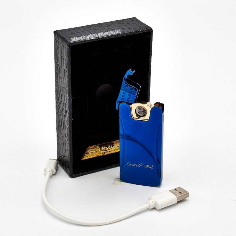 Плазмова спіральна USB-запальничка GENTELO в подарунковому упаковуванні 4-6511