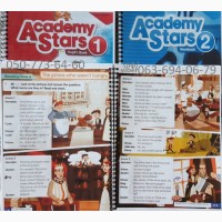 Продам Academy Stars 1 2 3 4 5 Pupilsbook + workbook комплект