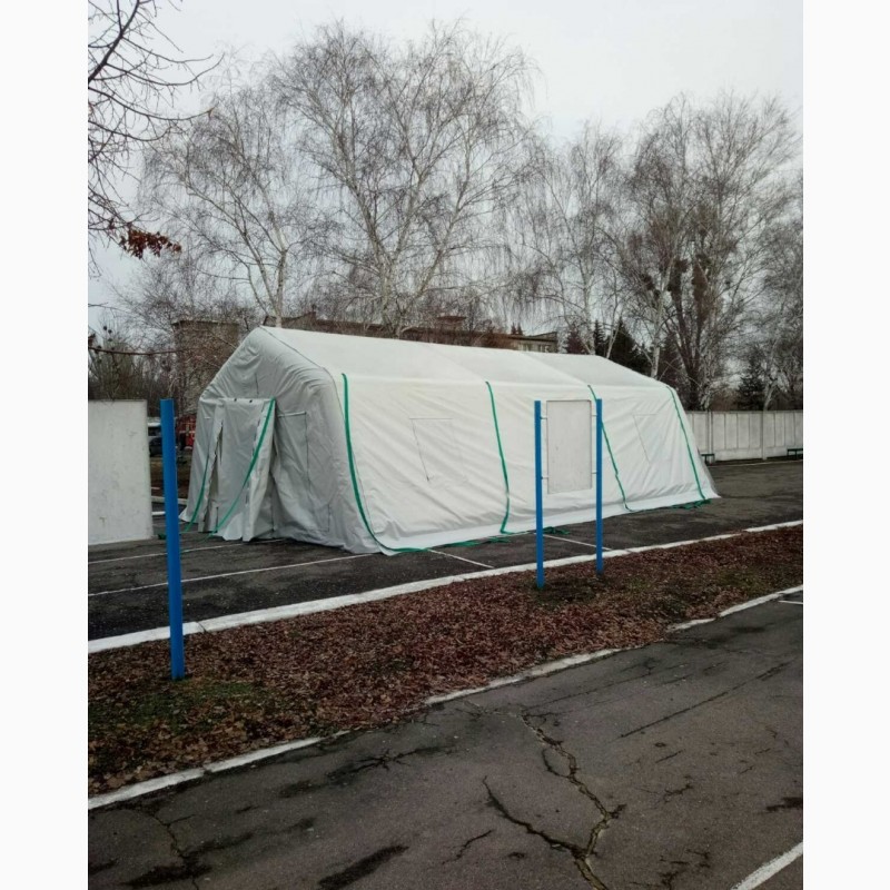 Фото 9. Палатка пневмокаркасная 60 м.кв. для МЧС, миграционной службы и т.п