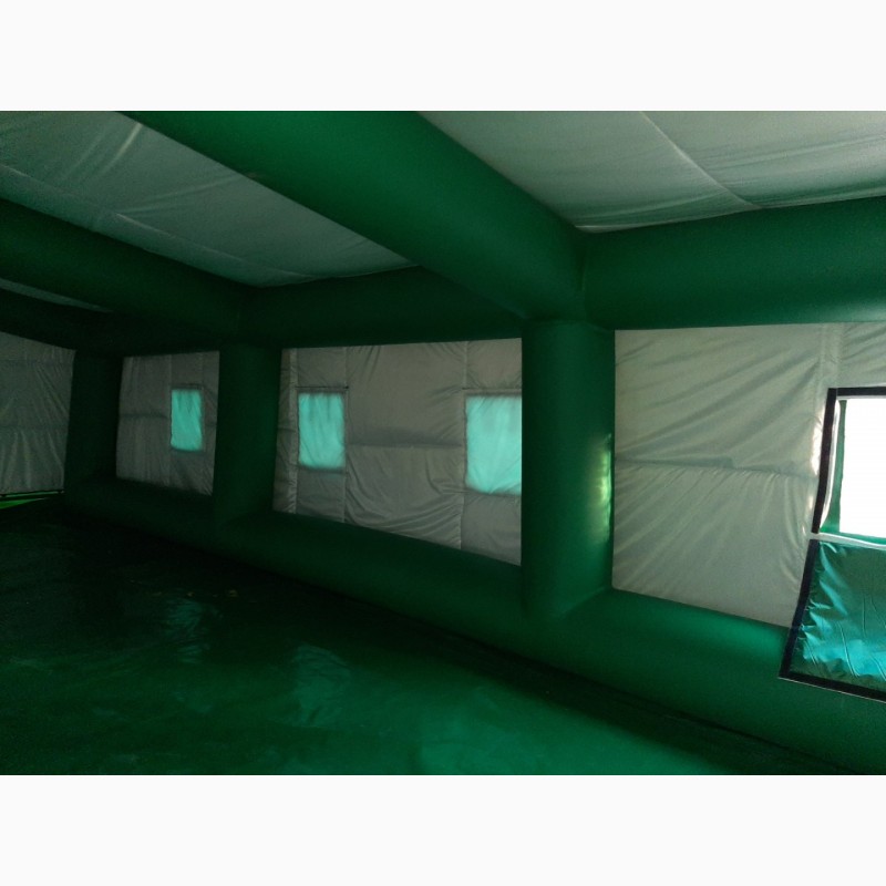 Фото 2. Палатка пневмокаркасная 60 м.кв. для МЧС, миграционной службы и т.п