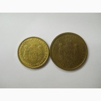 Монеты Сербии (2 штуки)