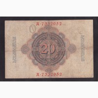 20 марок 1908г. A 7332952. Германия