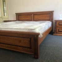 Дубовая двуспальная кровать Флорис