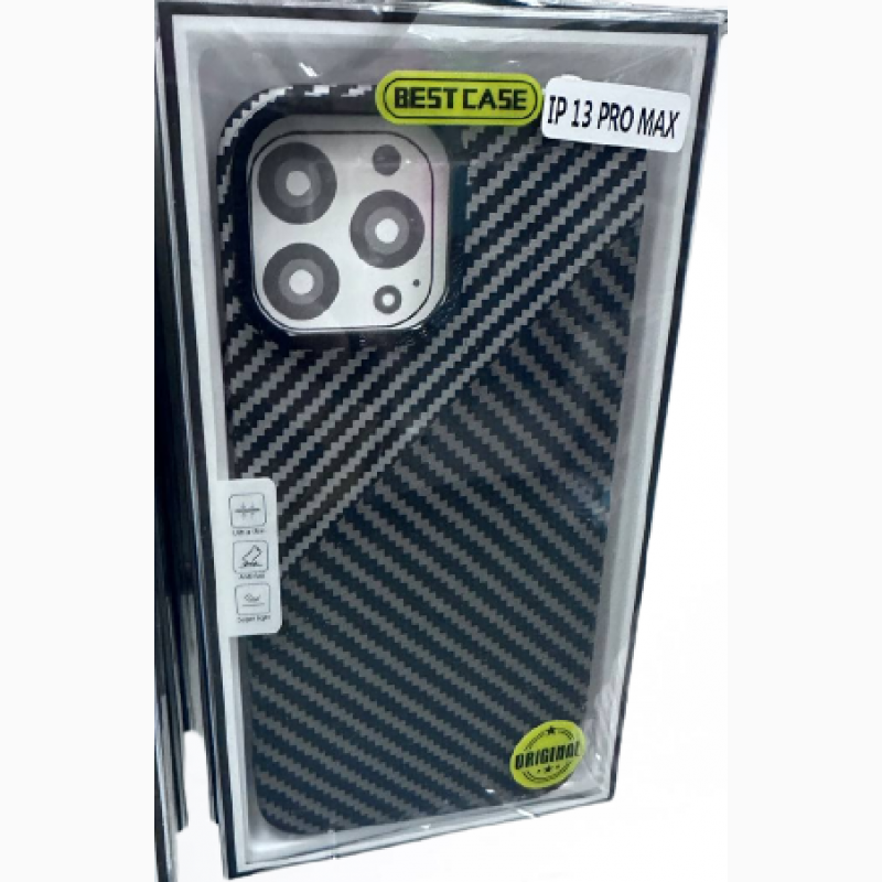 Фото 2. Карбоновый синий чехол Carbon Case with MagSafe на iPhone 13 pro mаx з магсейф Карбоновый
