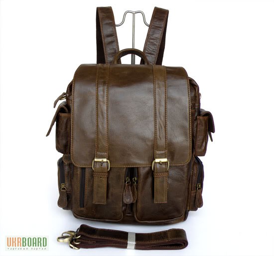 Продается оригинальный стильный кожаный рюкзак - трансформер, 5 в 1, ультравинтаж