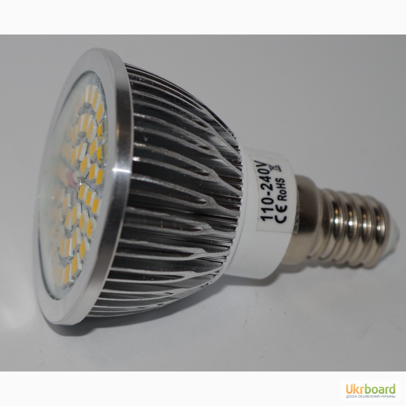 Фото 7. Светодиодная лампа 3W-10W LED цоколь E14 220 вольт
