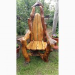 Кресла из веток дубов, которым более 150-170 лет