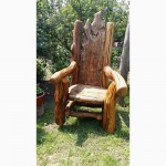 Кресла из веток дубов, которым более 150-170 лет