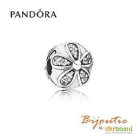 Оригинал PANDORA шарм-клипса сверкающая маргаритка 791493CZ