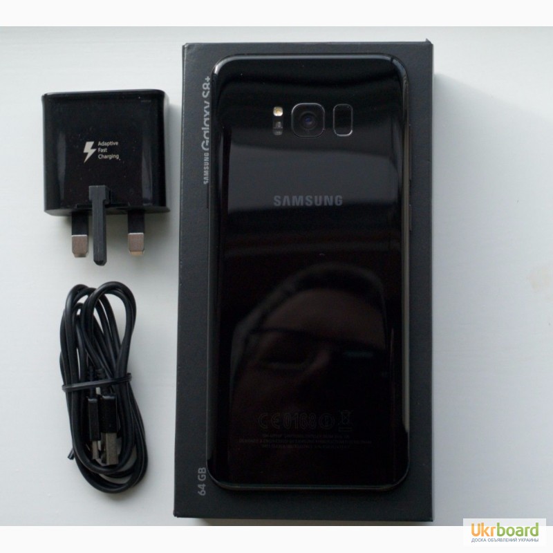 Фото 2. Samsung Galaxy S8 Plus 128Гб Розблоковано смартфон Опівнічний чорний