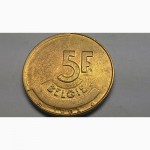 5 франков 1993 года Бельгия