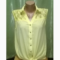 Блуза с гипюром 015