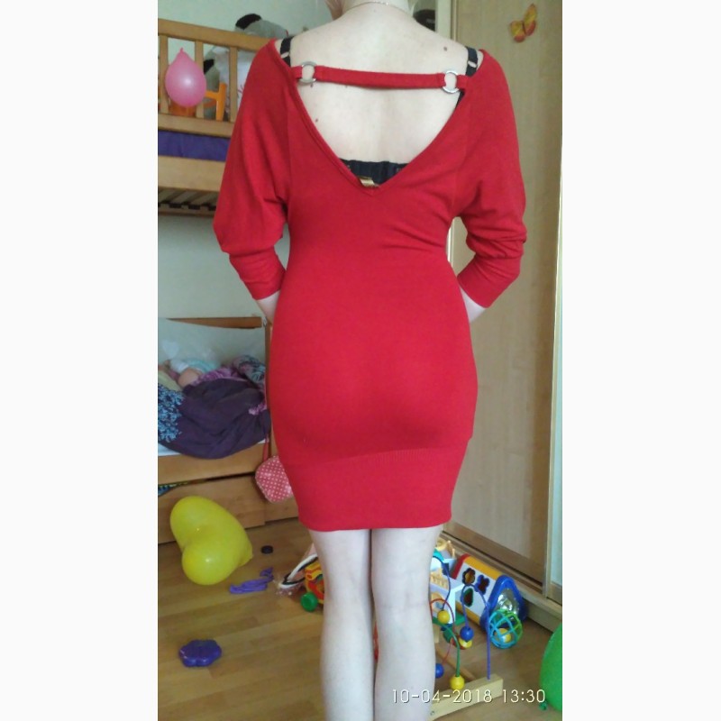 Фото 3. Платье красное