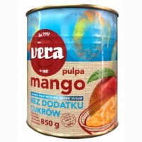 Пюре манго Vera без сахара 850г Польша Мякоть манго без сахара Mango Pulpa