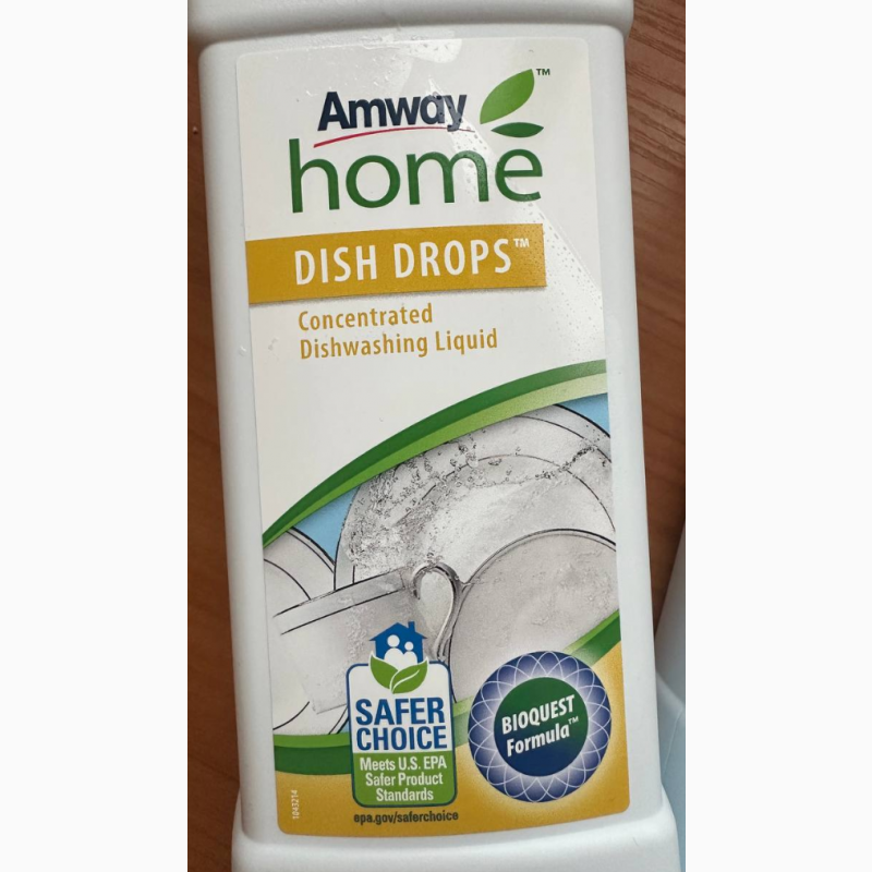 Фото 7. Концентрована рідина для миття посуду Amway Dish drops (1л) Миючий засіб для посуду рідке