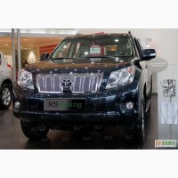 Накладка на решетку радиатора под камеру Тюнинг Toyota Prado 150 Сетка