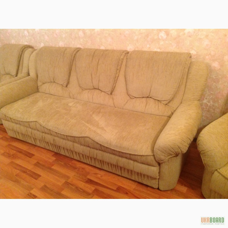 Фото 5. Продам мягкий раскладной диван и два кресла