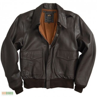 Лётные кожаные куртки ВВС США от Alpha IndustriesUSA)