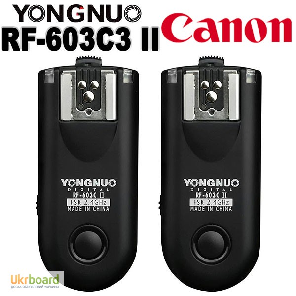 Фото 6. Радиосинхронизатор YONGNUO RF-603C II/C3 для Canon