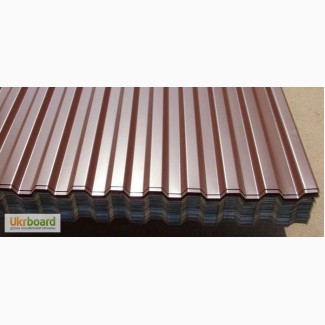 Забор из профнастила цвет шоколад (коричневый) RAL 8017 цена