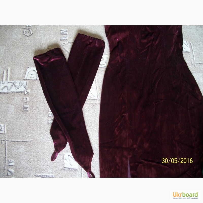 Фото 5. Платье бордовое выпускное, вечернее, в пол в единственном экземпляре. Разм. S