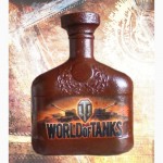 Подарочная бутылка для ценителей игры World of Tanks подарок на день рождения