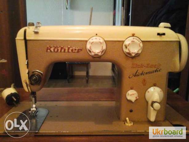 Швейная машинка K 214; hler Zick-Zack Automatic полностью в рабоче состояние