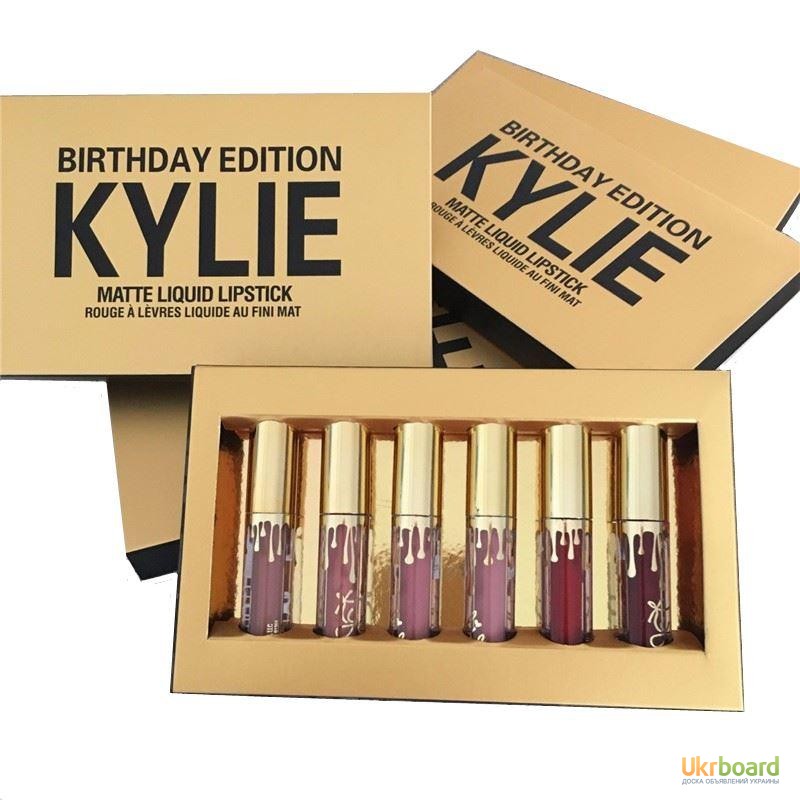 Жидкая помада Kylie Birthday Edition (6 оттенков)