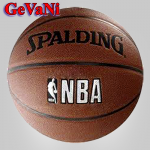 Мяч баскетбольный Spalding NBA серебро