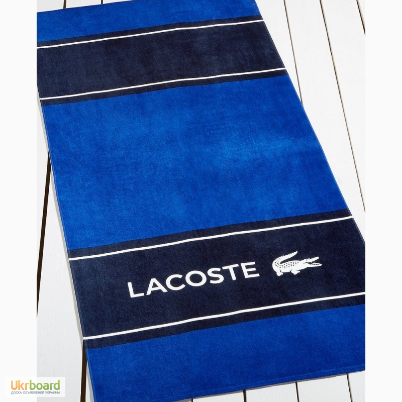 Фото 6. Шикарные пляжные полотенца Lacoste из США