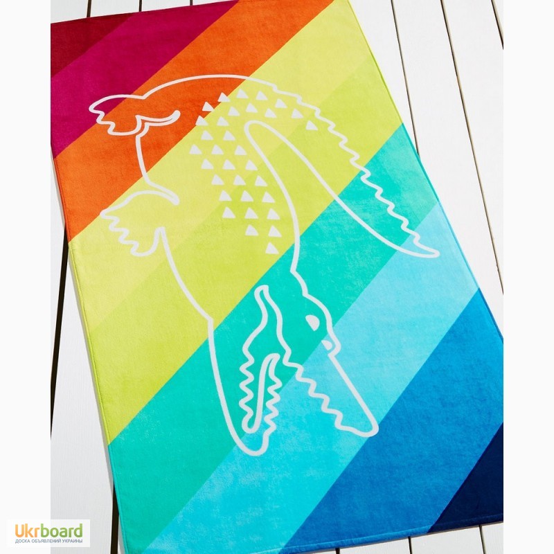 Фото 7. Шикарные пляжные полотенца Lacoste из США