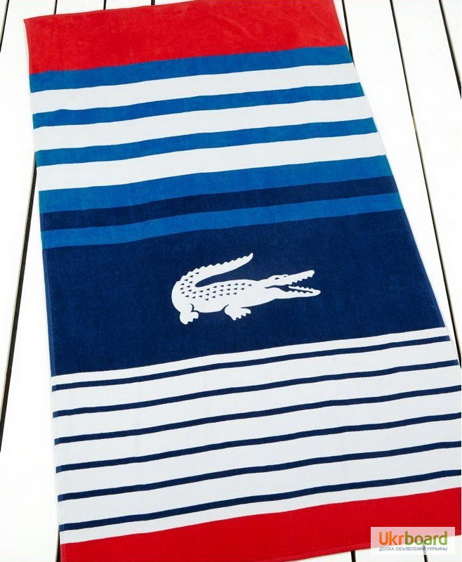 Фото 8. Шикарные пляжные полотенца Lacoste из США