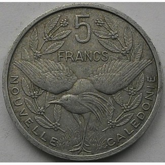 Новая Каледония 5 франков 1952 год