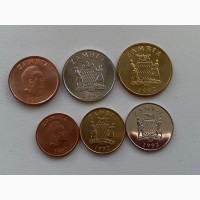 Замбия набор монет UNC! ОТЛИЧНЫЕ