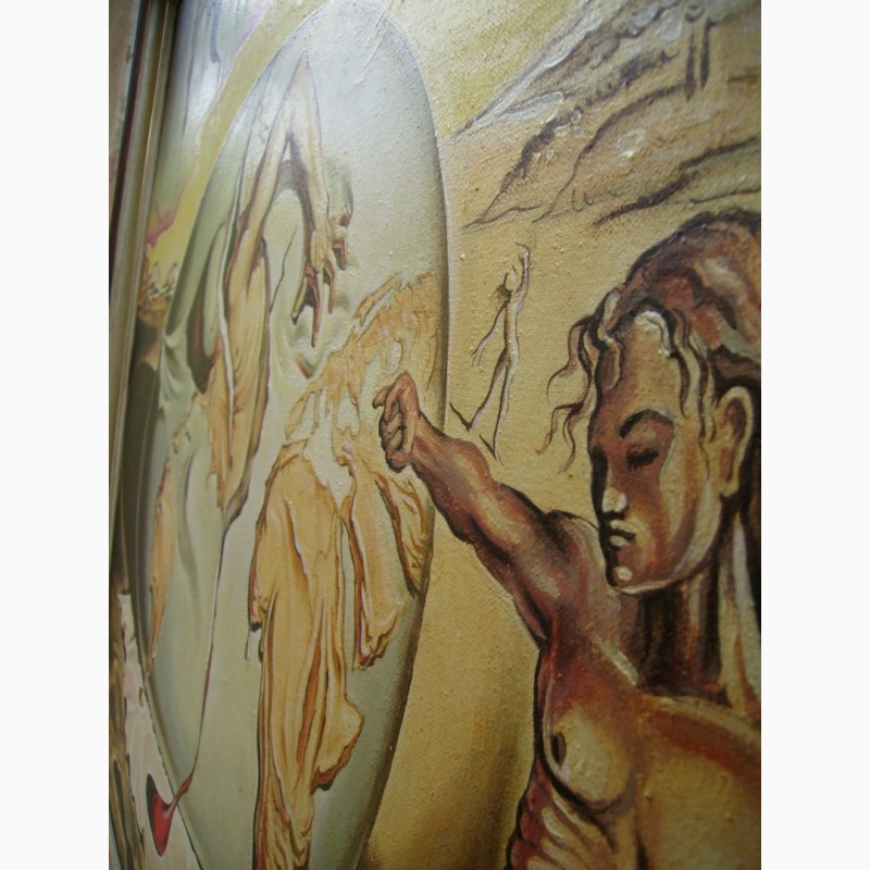 Фото 8. Картина 92*104 Сальвадор Дали холст масло деревянная рама ручная работа Живопись художника