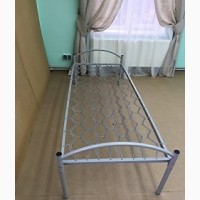 Продам Кровать металлическую одноярусную ЕКП, спинка метал 190х80