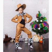 Детский карнавальный новогодний костюм Ковбоя, возраст 3 - 9 лет