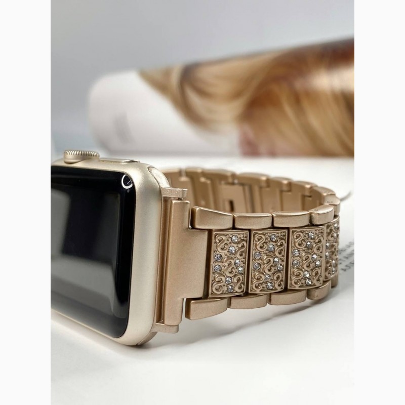 Фото 10. Женский брендовый Ремешок со стразами для Apple Watch Lady band 38mm/42mm
