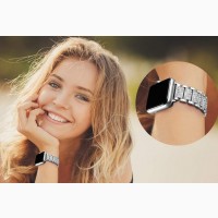 Женский брендовый Ремешок со стразами для Apple Watch Lady band 38mm/42mm
