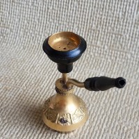 Трубка-мини кальян, бронза, сувенир