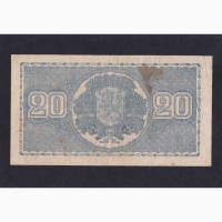 20 марок 1945г. K 0700991. Финляндия