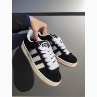 Новинка! Жіночі Кросівки Adidas Cus 00s Black White (Чорні шнурки в комплекті)