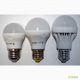 Светодиодная лампа 3W-15W LED цоколь E27 220 вольт