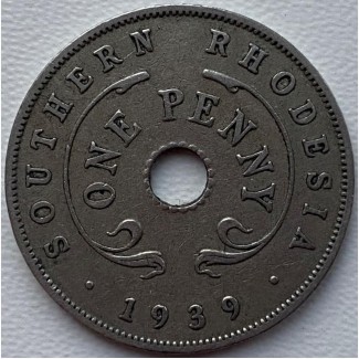 Южная Родезия 1 пенни 1939 год 616