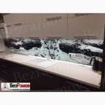 Скинали - кухонный фартук из стекла с фотопечатью