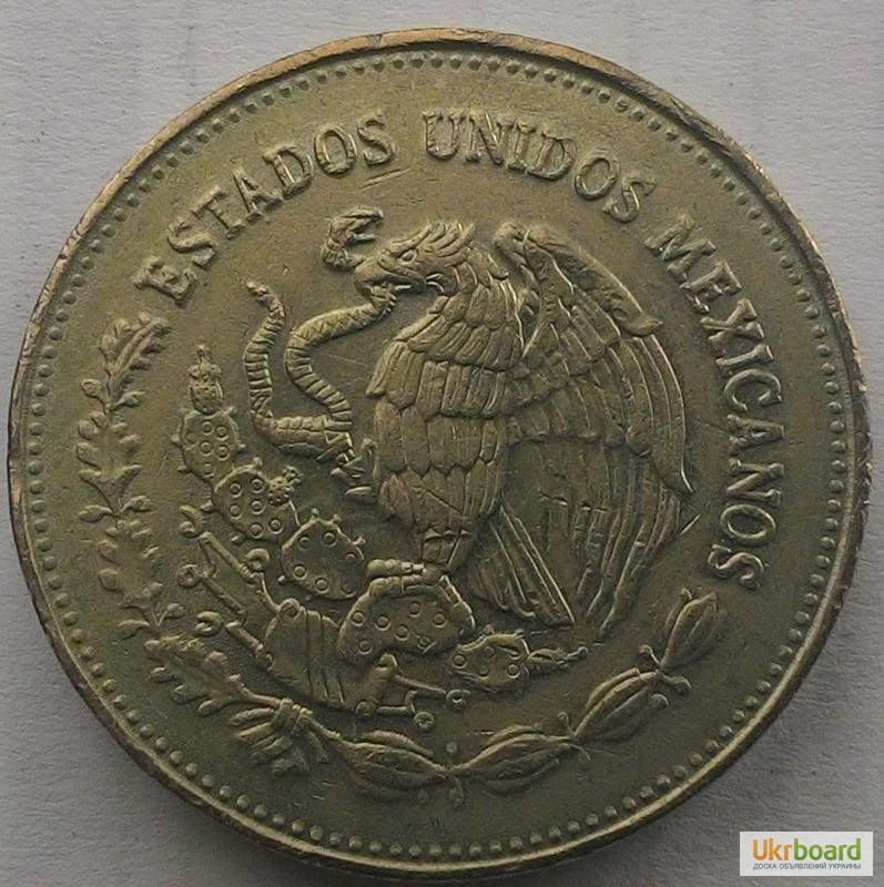 Фото 3. Мексика 200 песо 1985 юбилейная НЕ ЧАСТАЯ