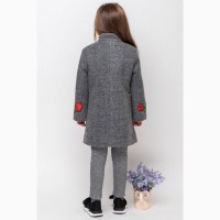 Стильное демисезонное пальто для девочки vpd-3 122-140 р