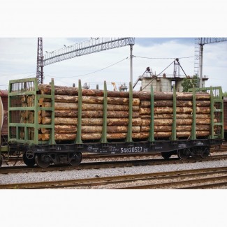 Надаємо послуги по відправці та приймання лісоматеріалів залізницею