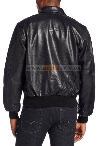 Фото 3. Шкіряна льотна куртка A-2 Goatskin Leather Jacket Alpha Industries (чорна)