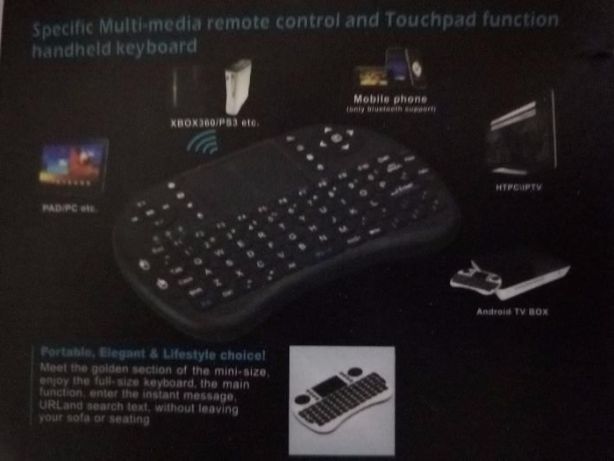 Фото 4. Нова бездротова клавіатура для ПК, планшетів, Android TV Box беспроводная